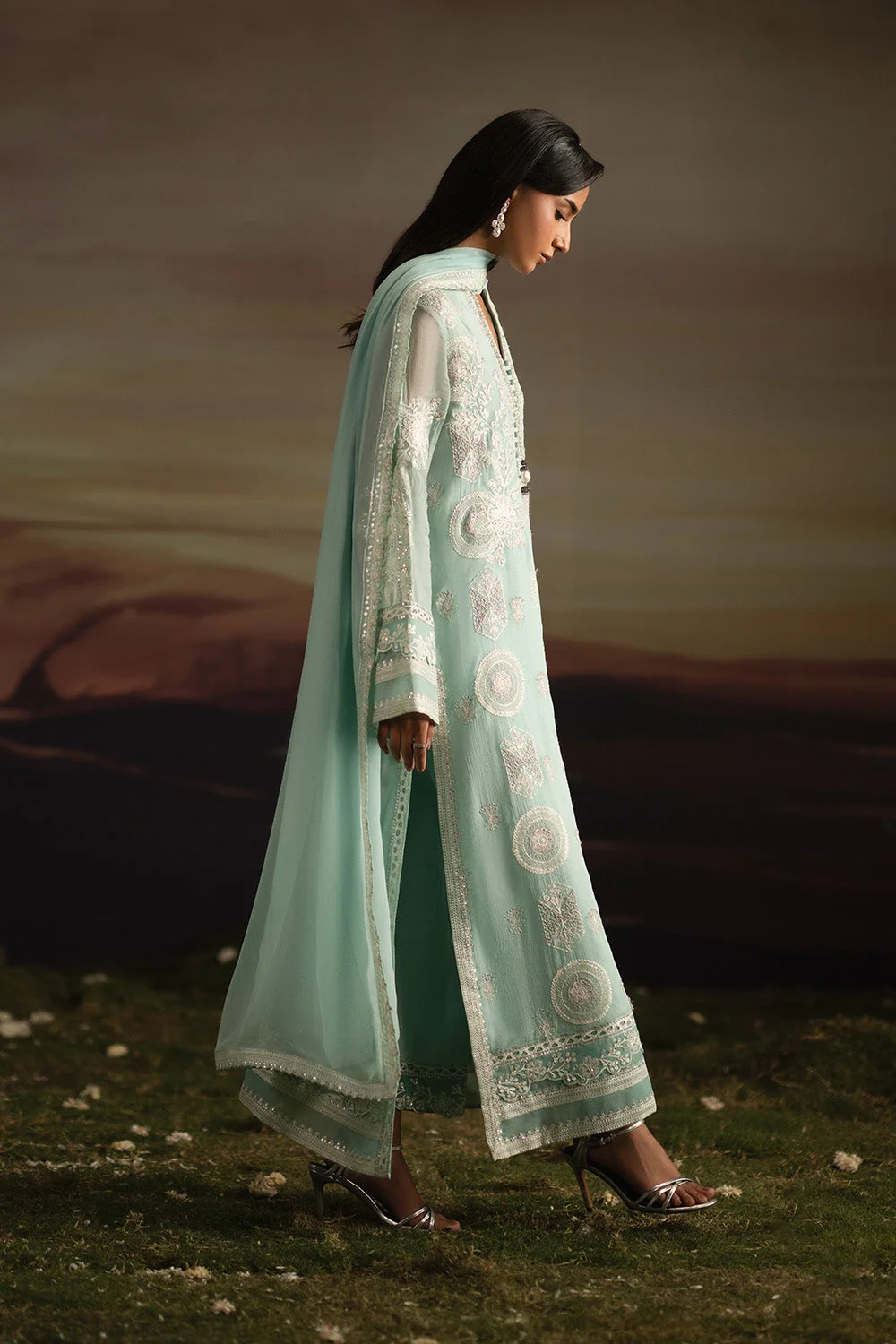 3-Piece-Embroiderd-Chiffon ILAVALAGI - FWU5709 - Image 4